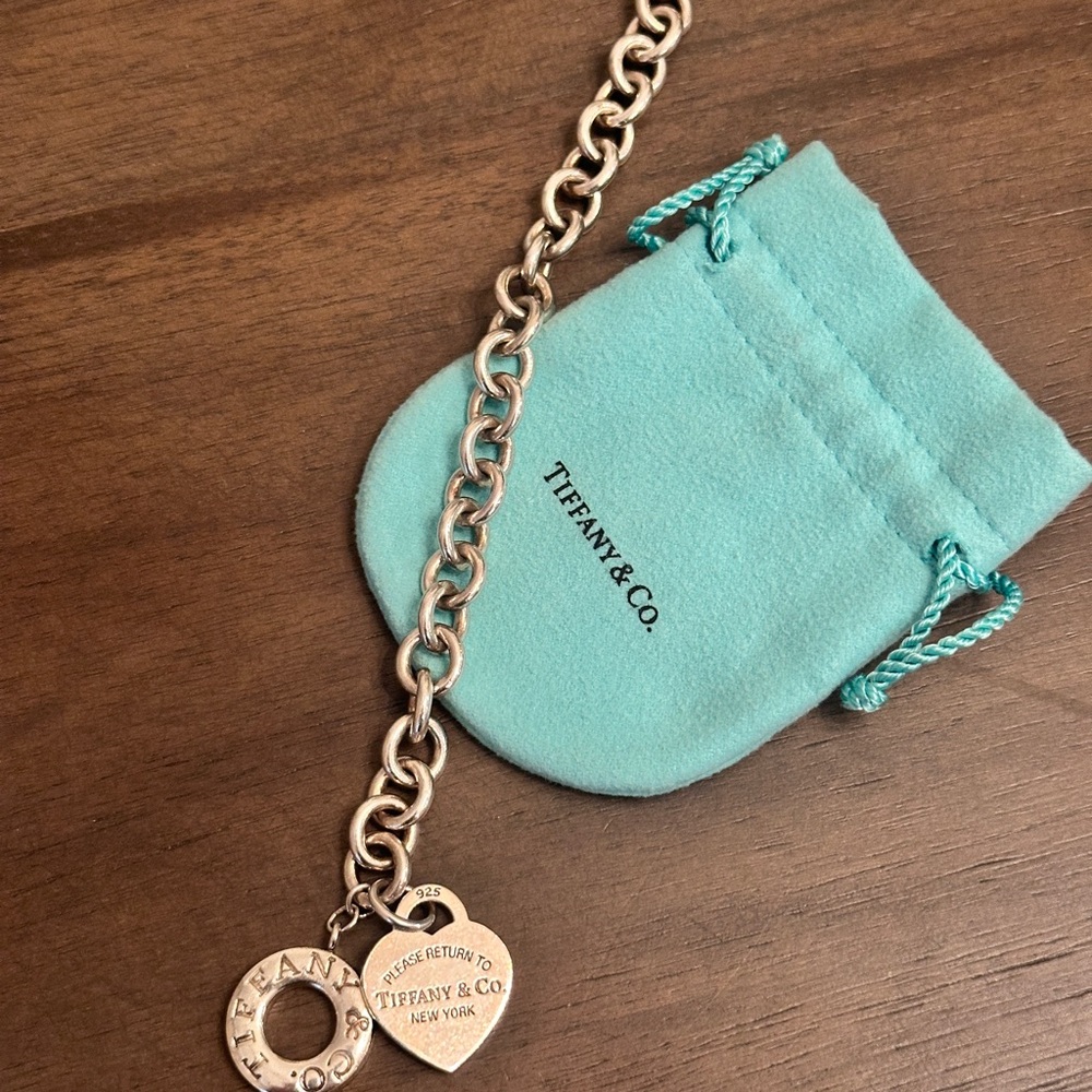 Tiffany & Co. Silver Heart Tag Bracelet
